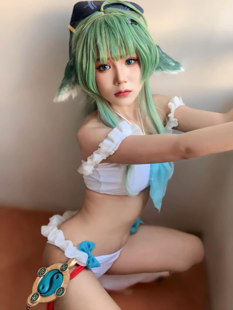 ผลงานคอสเพลย์ Huohuo จาก Honkai: Star Rail ในชุดว่ายน้ำฝีมือคุณอีฟกาฟี่ 3 Huohuo Honkai: Star Rail Cosplay by Evekafy 3