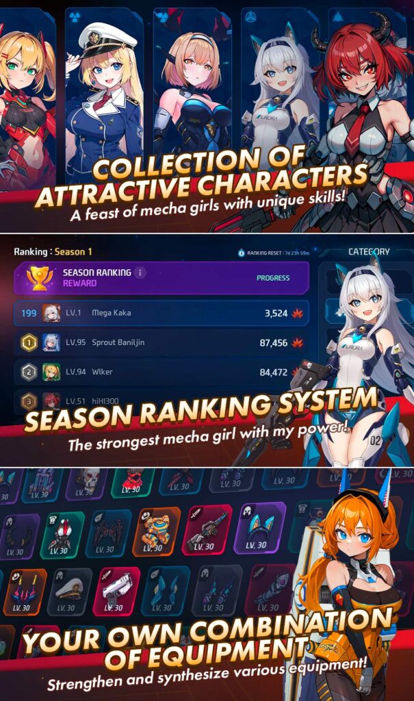 Mecha Girls Survivor เปิดให้บริการบนสโตร์ไทยแล้ว 7 Mecha Girls Survivor เปิดให้บริการบนสโตร์ไทยแล้ว