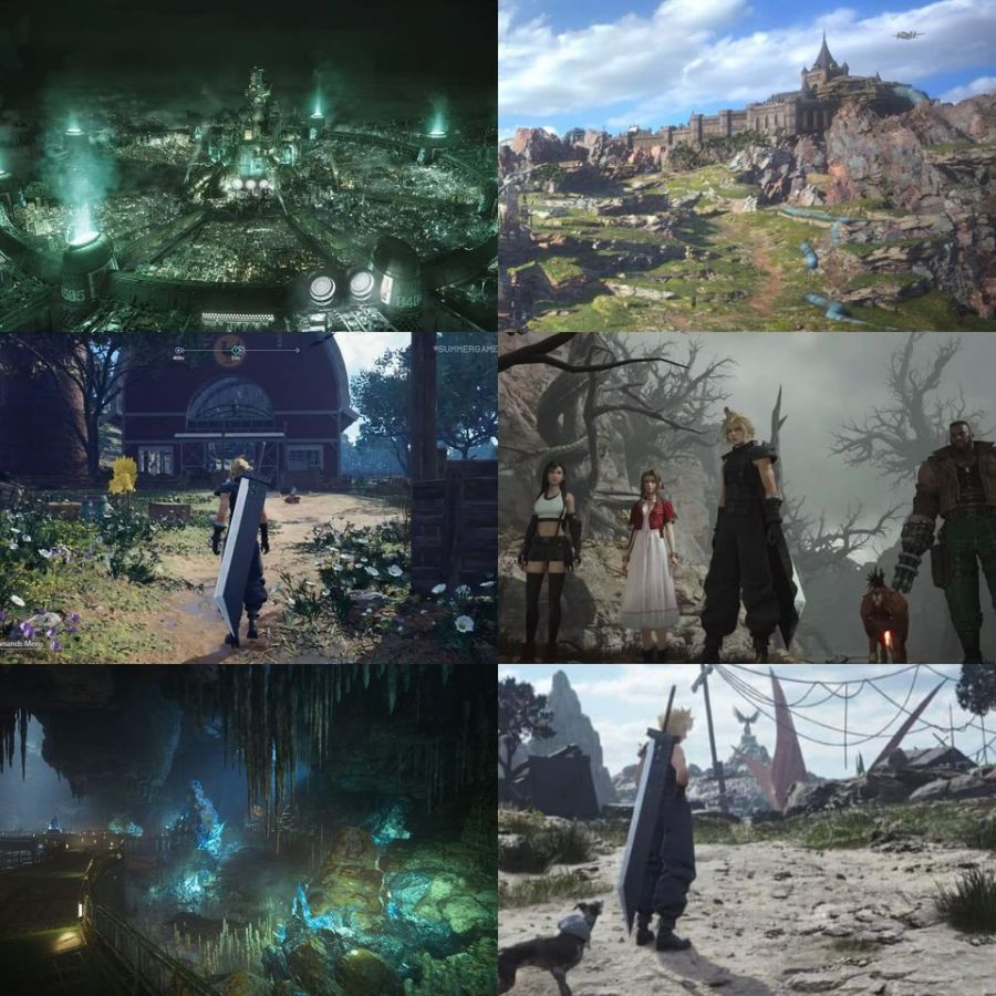 แฟนเกมสรุปสถานที่ทั้งหมดที่เราจะได้เจอใน Final Fantasy VII Rebirth