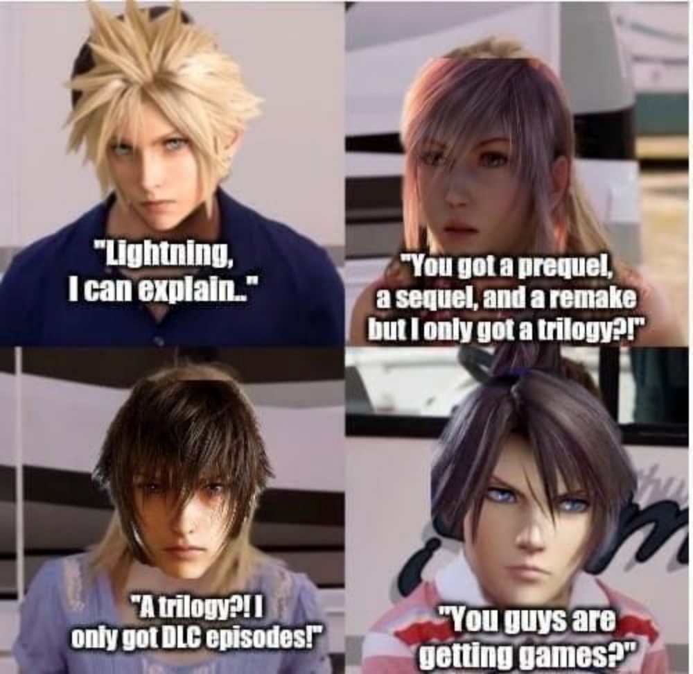 มีมที่เหล่า Final Fantasy จะต้องขำท้องแข็ง 2 Final Fantasy Meme about Final Fantasy VII Remake 1