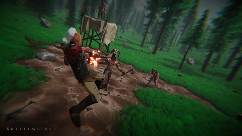 มีภาษาไทย! Skyclimbers เกม Co-op จับมอนเอาชีวิตรอด เตรียมวางจำหน่ายบน Steam ภายในปี 2024 4 Skyclimbers Announced 3