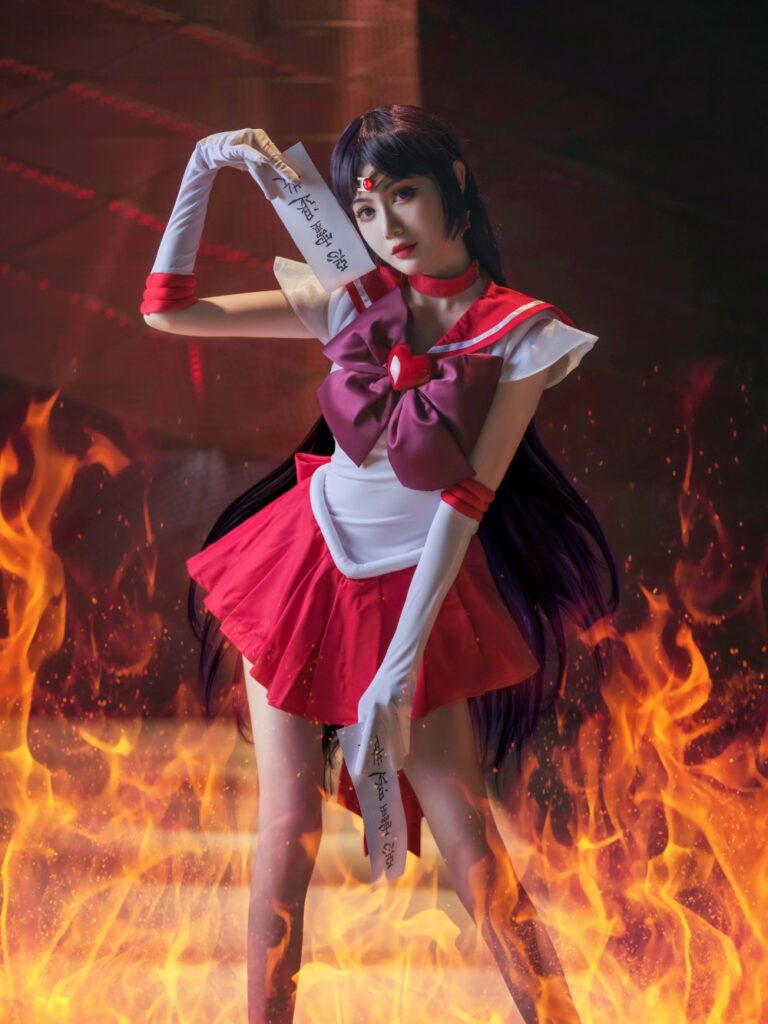 สาวจีนแปลงโฉมเป็น Sailor Mars จาก Sailor Moon ที่ทั้งสวย ดุดัน และเซ็กซี่ 2 Sailor Mars Sailor Moon Cosplay 20240215 1
