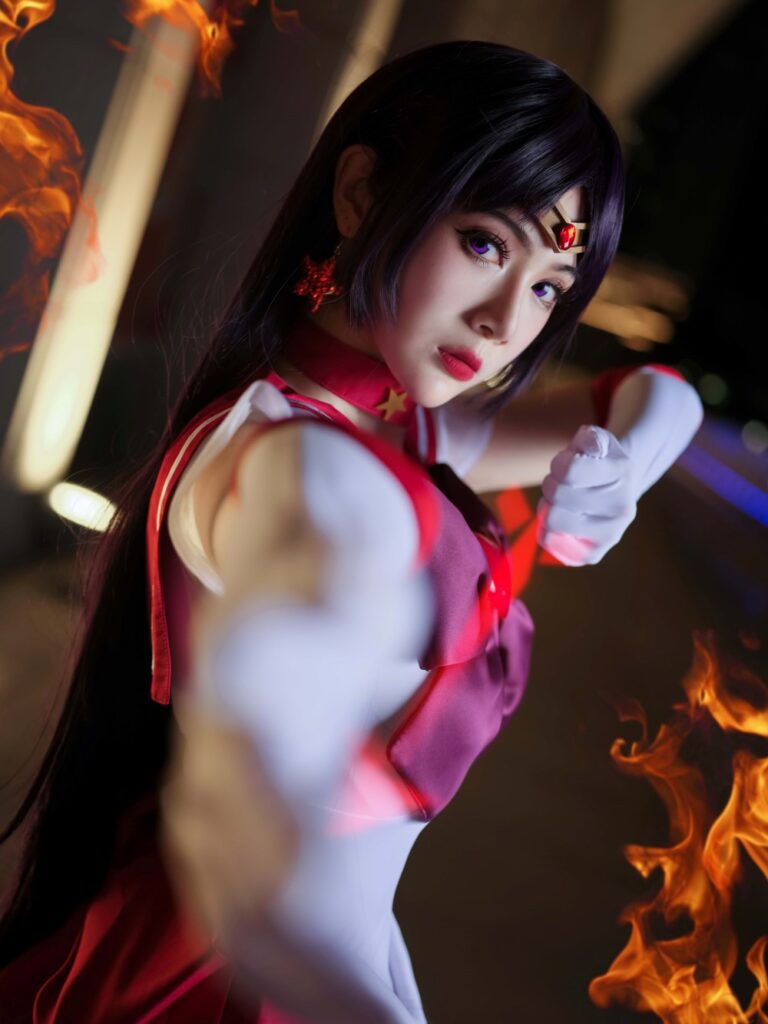 สาวจีนแปลงโฉมเป็น Sailor Mars จาก Sailor Moon ที่ทั้งสวย ดุดัน และเซ็กซี่ 3 Sailor Mars Sailor Moon Cosplay 20240215 3