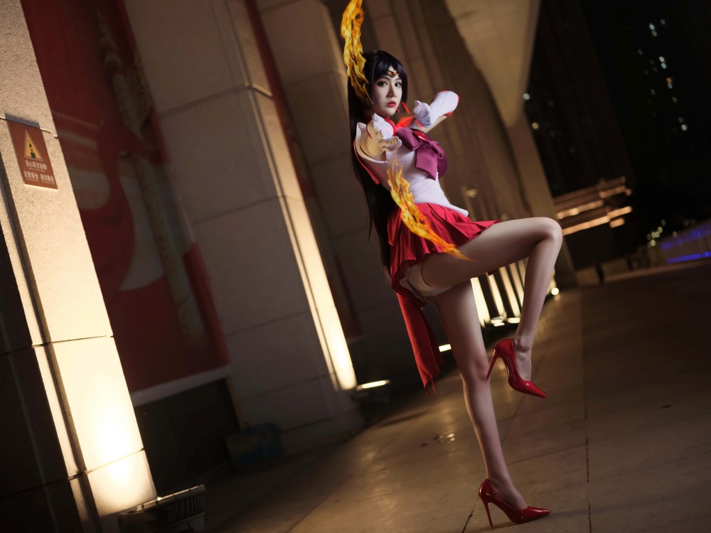 สาวจีนแปลงโฉมเป็น Sailor Mars จาก Sailor Moon ที่ทั้งสวย ดุดัน และเซ็กซี่ 6 Sailor Mars Sailor Moon Cosplay 20240215 4
