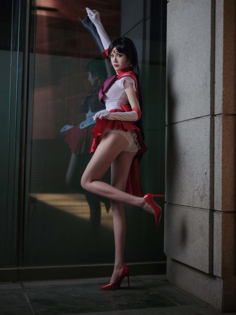 สาวจีนแปลงโฉมเป็น Sailor Mars จาก Sailor Moon ที่ทั้งสวย ดุดัน และเซ็กซี่ 5 Sailor Mars Sailor Moon Cosplay 20240215 5