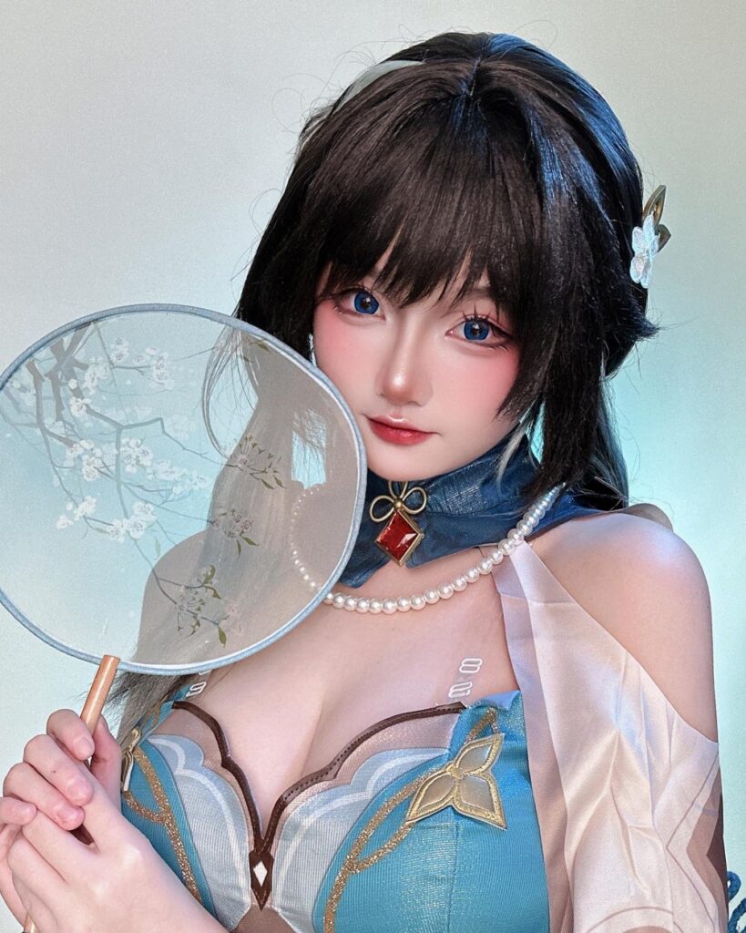 คอสเพลย์ Ruan Mei จาก Honkai: Star Rail สุดจิ้มลิ้มฝีมือ Xiaoyukiko 2 Ruan Mei Honkai: Star Rail Cosplay by Xiaoyukiko 1