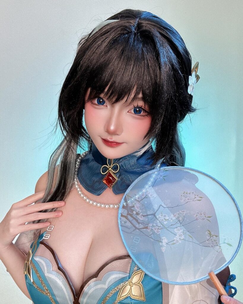 คอสเพลย์ Ruan Mei จาก Honkai: Star Rail สุดจิ้มลิ้มฝีมือ Xiaoyukiko 4 Ruan Mei Honkai: Star Rail Cosplay by Xiaoyukiko 3