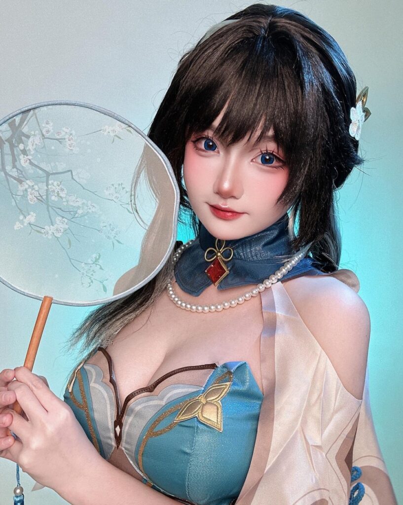 คอสเพลย์ Ruan Mei จาก Honkai: Star Rail สุดจิ้มลิ้มฝีมือ Xiaoyukiko 3 Ruan Mei Honkai: Star Rail Cosplay by Xiaoyukiko 4