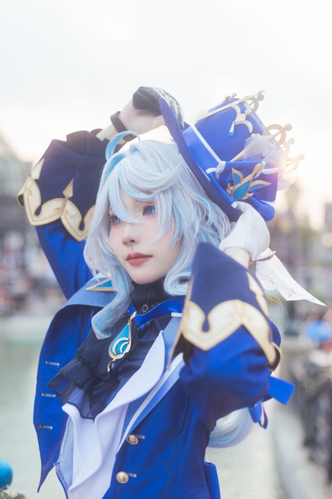 คอสเพลย์ Furina จาก Genshin Impact หน้าคมสวยอลังฝีมือคุณเบส 2 Furina Genshin Impact cosplay by Best 1