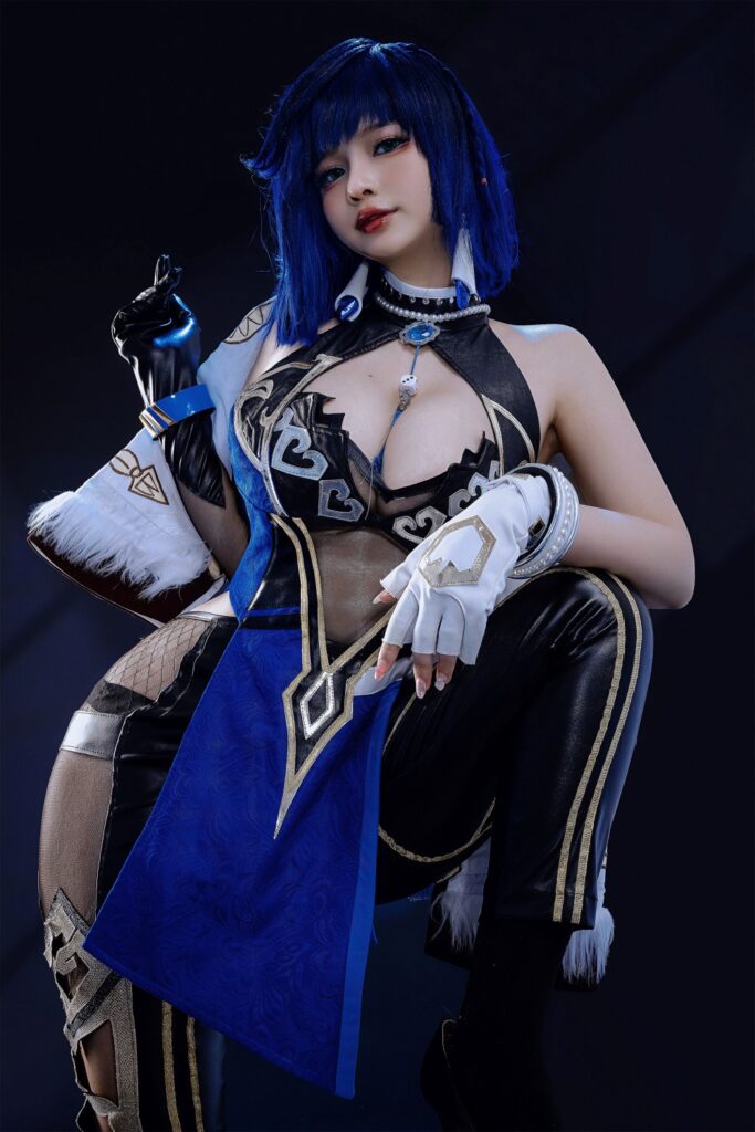 คอสเพลย์ Yelan จาก Genshin Impact ฝีมือ Azami ที่คุณจะต้องตาโต 6 Yelan Genshin Impact Cosplay by Azami 2