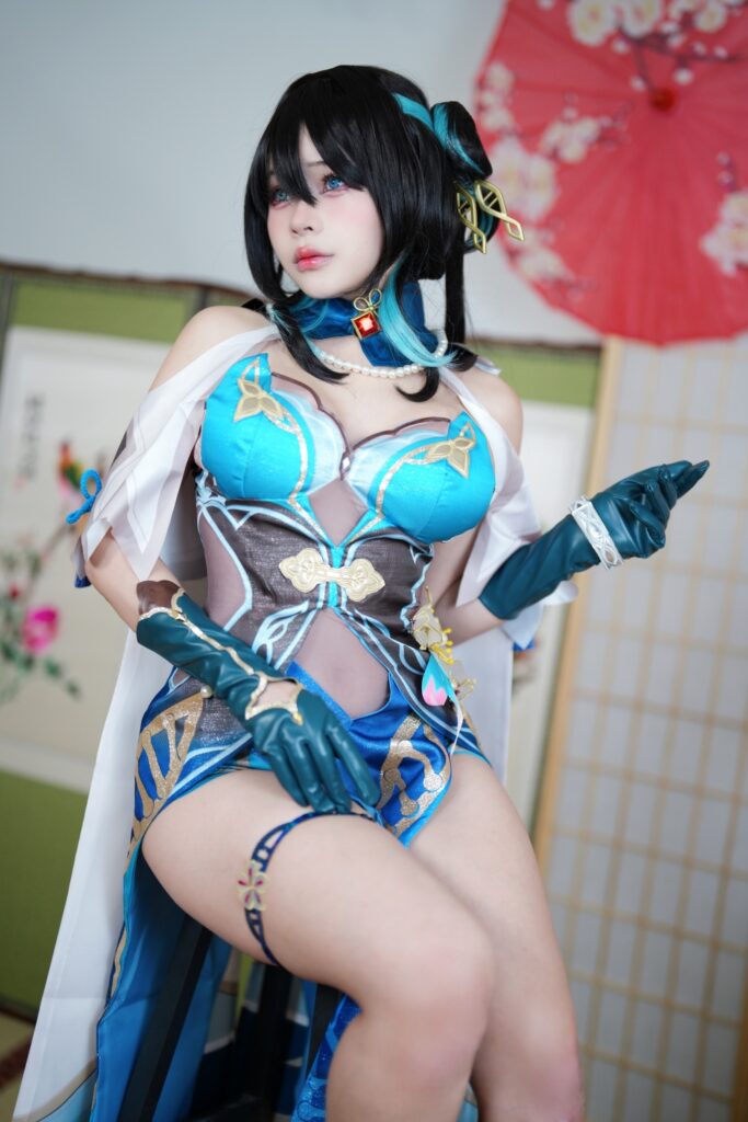 คอสเพลย์ Ruan Mei จาก Honkai: Star Rail ฝีมือคุณมิรินที่น่ารักน่าหยิก 4 Ruan Mei Honkai: Star Rail Cosplay by Mirin 2