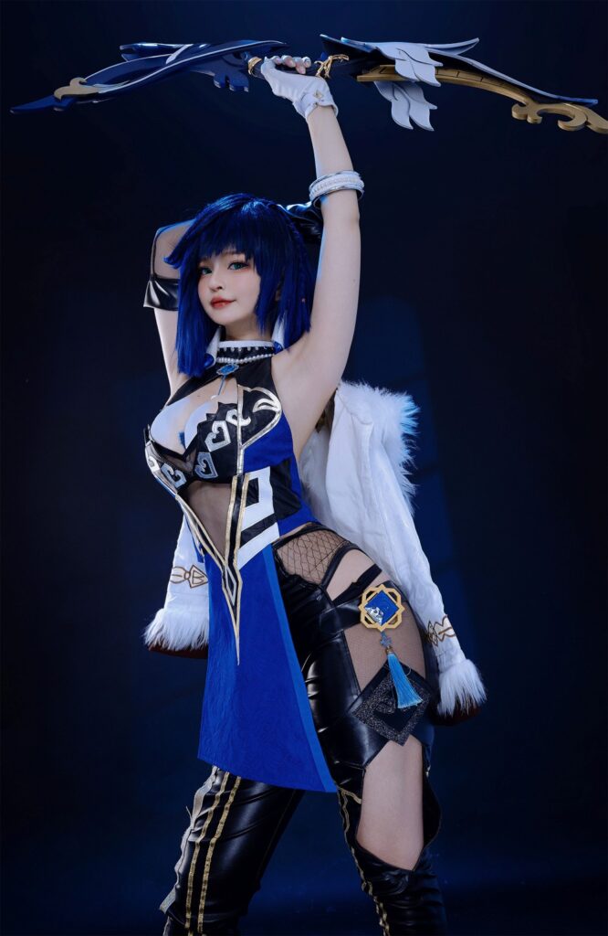 คอสเพลย์ Yelan จาก Genshin Impact ฝีมือ Azami ที่คุณจะต้องตาโต 4 Yelan Genshin Impact Cosplay by Azami 4