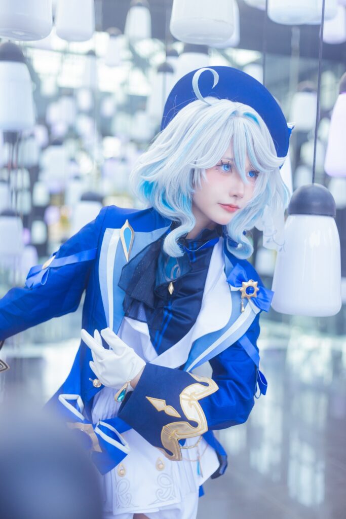 คอสเพลย์ Furina จาก Genshin Impact หน้าคมสวยอลังฝีมือคุณเบส 5 Furina Genshin Impact cosplay by Best 5
