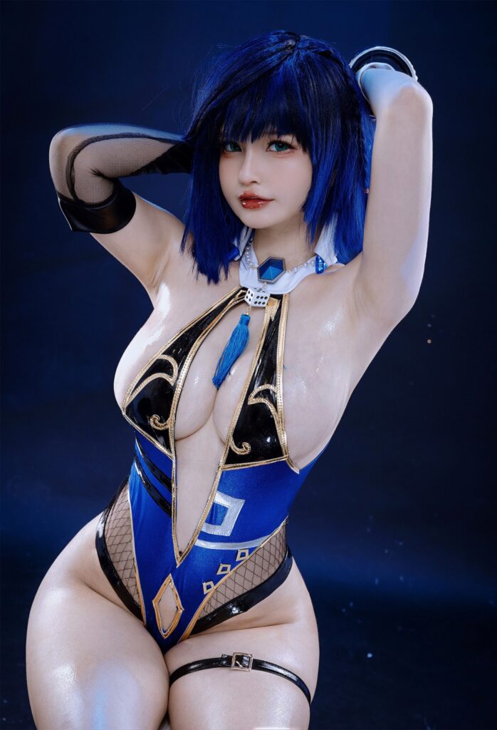 คอสเพลย์ Yelan จาก Genshin Impact ฝีมือ Azami ที่คุณจะต้องตาโต 7 Yelan Genshin Impact Cosplay by Azami 6