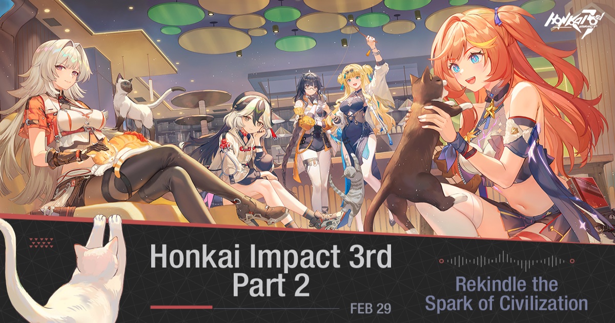 Honkai Impact 3 อัปเดตส่วนที่ 2 ในวันที่ 29 ก.พ. นี้! 1 Honkai Impact 3 อัปเดตส่วนที่ 2 ในวันที่ 29 ก.พ. นี้!