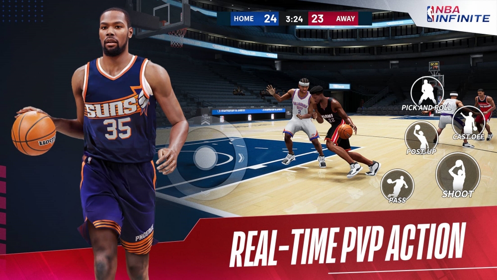 สร้างตำนานนักบาสดาวรุ่งใน NBA INFINITE เกมบาสเกตบอลมือถือตัวใหม่