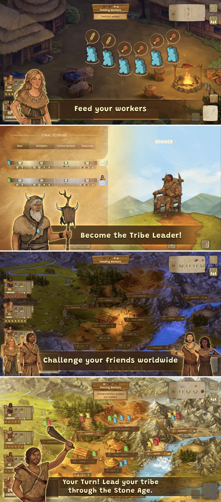 Stone Age: Digital Edition เปิดให้ลงทะเบียนเวอร์ชั่นมือถือแล้ว 6 Stone Age: Digital Edition