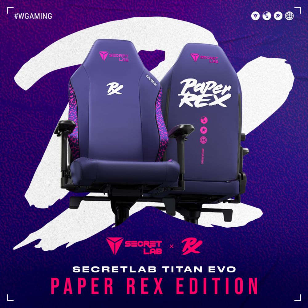 Secretlab TITAN Evo Paper Rex Edition: เฉลิมฉลองให้กับทีม #WGAMING 5 Secretlab TITAN Evo Paper Rex Edition: เฉลิมฉลองให้กับทีม #WGAMING