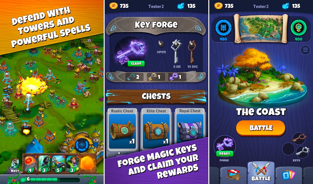 Tower Rush Legends เปิดให้บริการบนสโตร์ไทยแล้ว 6 Tower Rush Legends เปิดให้บริการบนสโตร์ไทยแล้ว