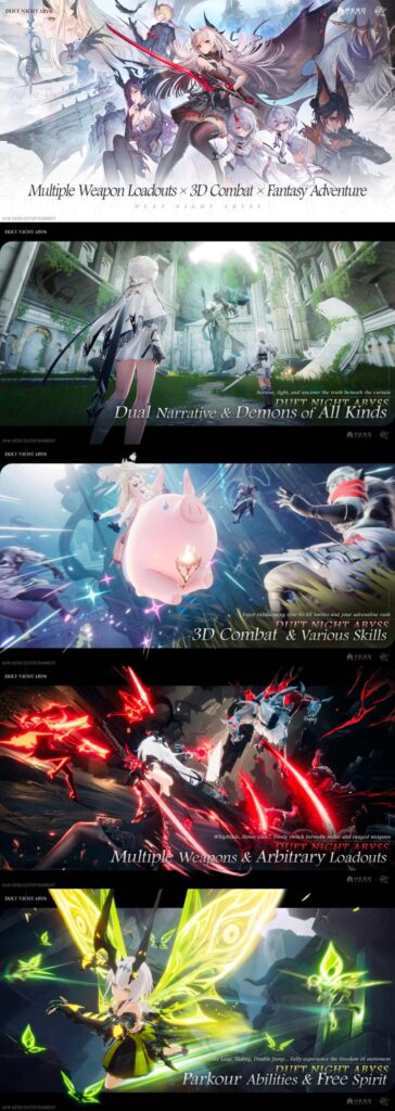 Duet Night Abyss เปิดลงทะเบียนล่วงหน้าทางเว็บไซต์