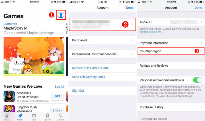 วิธีเปลี่ยนสโตร์ของ Apple ID โดยไม่ต้องสมัครใหม่ 3 วิธีเปลี่ยนสโตร์ของ Apple ID โดยไม่ต้องสมัครใหม่