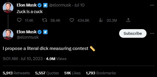 Elon Musk ท้า Mark Zuckerberg เอาน้องชายมาวัดขนาดกันไปเลย 2 Elon Musk ท้า Mark Zuckerberg เอาน้องชายมาวัดขนาดกันไปเลย