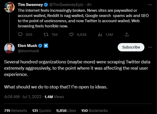 Twitter ระงับการเข้าถึงเนื้อหาสำหรับผู้ที่ไม่ได้ลงชื่อเข้าใช้งาน 2 Twitter ระงับการเข้าถึงเนื้อหาสำหรับผู้ที่ไม่ได้ลงชื่อเข้าใช้งาน