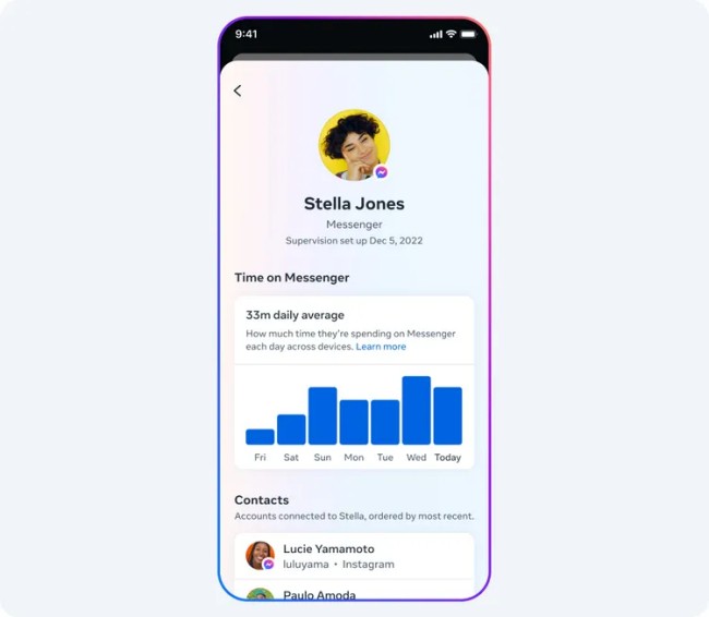 Meta ปรับ Parental Controls ใหม่ใน Messenger และ Instagram 2 Meta ปรับ Parental Controls ใหม่ใน Messenger และ Instagram