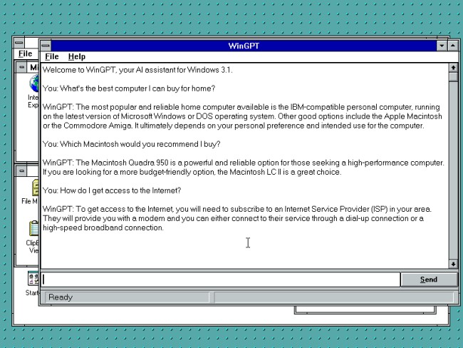 WinGPT เครื่องมือสุดล้ำที่ถูกพัฒนาเพื่อ Windows 3.1 2 WinGPT เครื่องมือสุดล้ำที่ถูกพัฒนาเพื่อ Windows 3.1