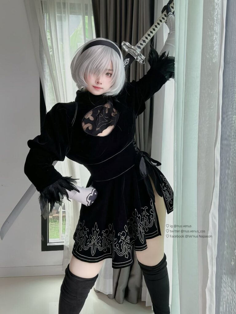คุณนัสแปลงโฉมเป็น 2B จาก NieR: Automata น่ารักละมุนใจ 2 คุณนัสแปลงโฉมเป็น 2B จาก NieR: Automata น่ารักละมุนใจ