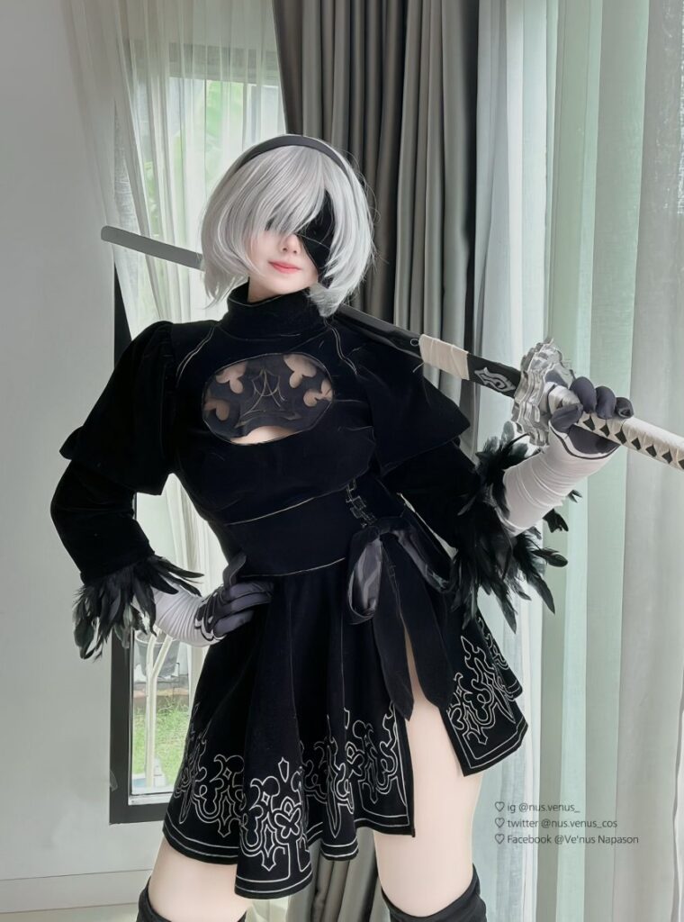 คุณนัสแปลงโฉมเป็น 2B จาก NieR: Automata น่ารักละมุนใจ 3 คุณนัสแปลงโฉมเป็น 2B จาก NieR: Automata น่ารักละมุนใจ
