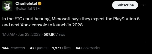 PS5 Pro อาจถูกเปิดตัวออกมาในปี 2024 ขณะที่ PS6 อาจได้เห็นในปี 2028