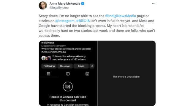 Meta เริ่มระงับการแสดงเนื้อหาข่าวจากสื่อในแคนาดาแล้ว 2 Meta เริ่มระงับการแสดงเนื้อหาข่าวจากสื่อในแคนาดาแล้ว