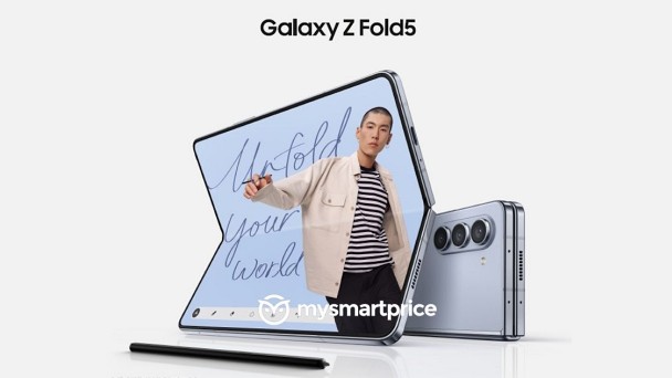 เผยภาพ Samsung Galaxy Z Fold 5 ก่อนเปิดตัว
