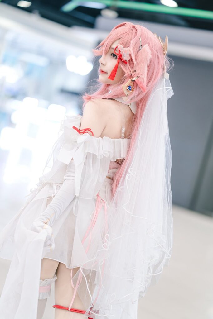 คอสเพลย์ Yae Miko เวอร์ชั่นชุดเจ้าสาวฝีมือคุณเบ้บ 7 คอสเพลย์ Yae Miko เวอร์ชั่นชุดเจ้าสาวฝีมือคุณเบ้บ