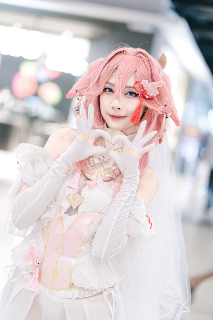 คอสเพลย์ Yae Miko เวอร์ชั่นชุดเจ้าสาวฝีมือคุณเบ้บ 8 คอสเพลย์ Yae Miko เวอร์ชั่นชุดเจ้าสาวฝีมือคุณเบ้บ