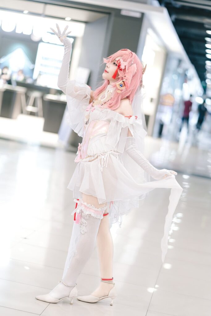 คอสเพลย์ Yae Miko เวอร์ชั่นชุดเจ้าสาวฝีมือคุณเบ้บ 9 คอสเพลย์ Yae Miko เวอร์ชั่นชุดเจ้าสาวฝีมือคุณเบ้บ