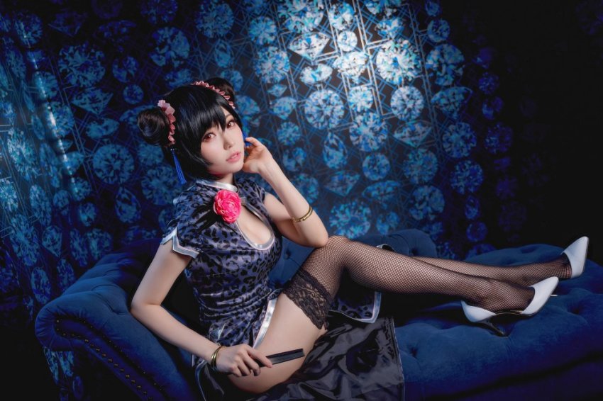 คอสเพลย์ Tifa ในชุดกี่เพ้าสุดคิวท์ 2 คอสเพลย์ Tifa ในชุดกี่เพ้าสุดคิวท์