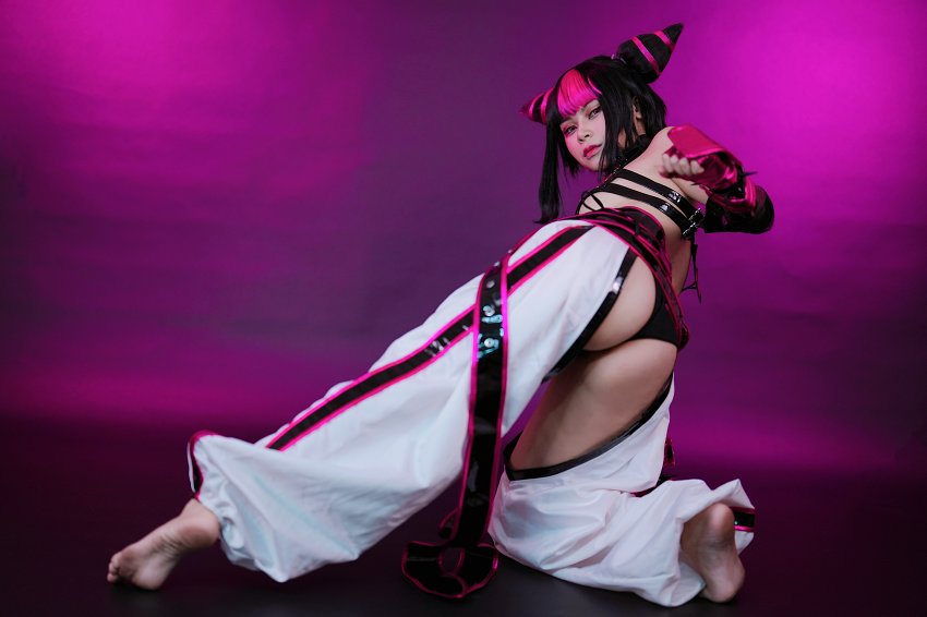 คุณมิรินจัดหนักแปลงโฉมเป็น Juri Han จาก Street Fighter 3 คุณมิรินจัดหนักแปลงโฉมเป็น Juri Han จาก Street Fighter