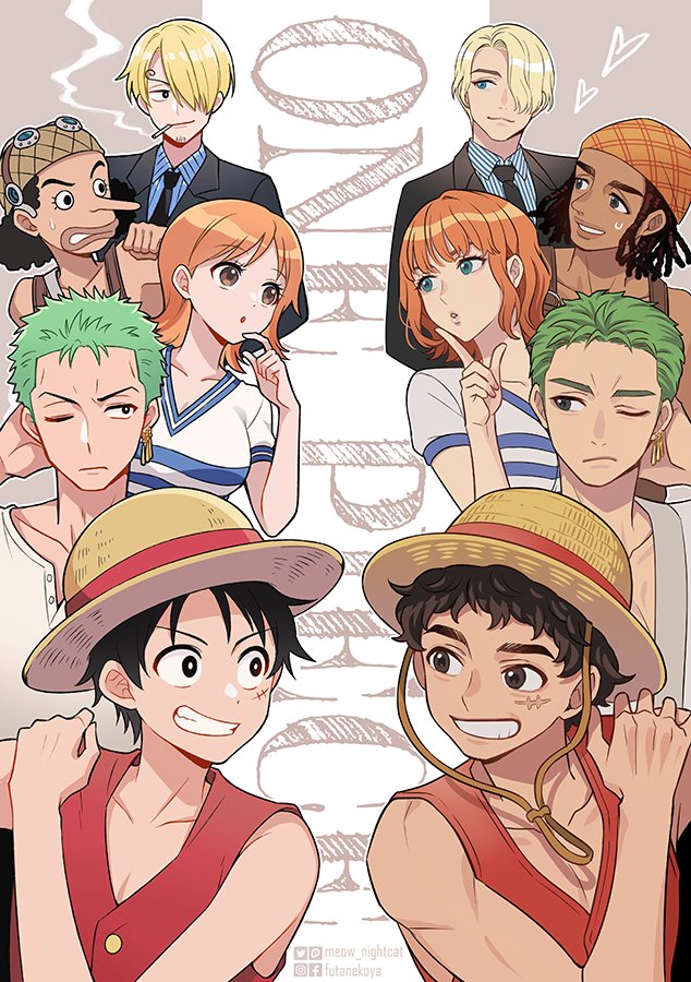 แฟนอาร์ต One Piece เวอร์ชั่นการ์ตูน x ซีรีส์ 2 แฟนอาร์ต One Piece เวอร์ชั่นการ์ตูน x ซีรีส์