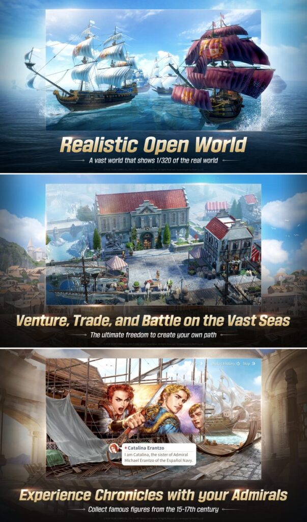 Uncharted Waters Origin เปิดให้บริการบนมือถือและ Steam แล้ว