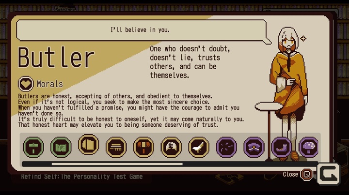 [รีวิว] Refind Self: The Personality Test Game