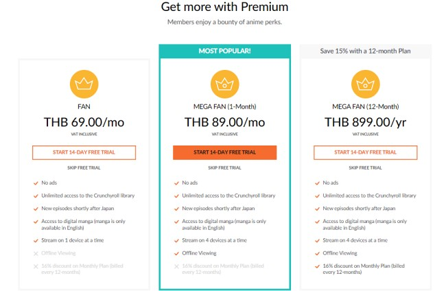 Crunchyroll เปิดให้บริการในไทยอย่างเป็นทางการ 2 Crunchyroll เปิดให้บริการในไทยอย่างเป็นทางการ