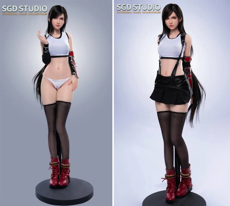 ฟิกเกอร์ Tifa ที่มาพร้อมขนาดหน้าอกที่เลือกได้ 3 ฟิกเกอร์ Tifa ที่มาพร้อมขนาดหน้าอกที่เลือกได้