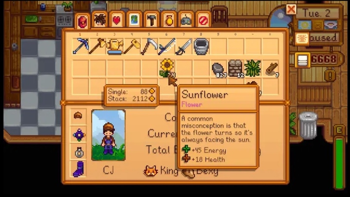 9 ม็อดปรับเปลี่ยน UI เพื่อความสะดวกในการเล่นเกม Stardew Valley 6 9 ม็อดปรับเปลี่ยน UI เพื่อความสะดวกในการเล่นเกม Stardew Valley