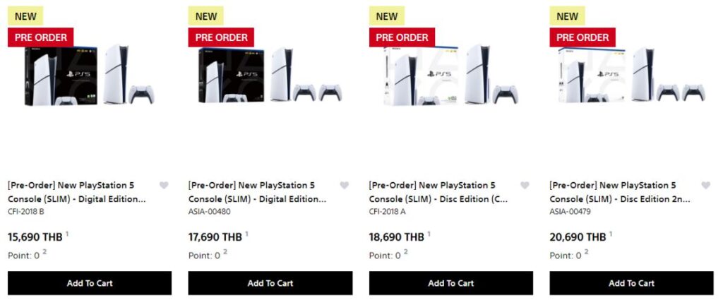 Sony ประเทศไทยประกาศสั่งจอง PlayStation 5 รุ่นตัวเล็กแล้ว 2 Sony ประเทศไทยประกาศสั่งจอง PlayStation 5 รุ่นตัวเล็กแล้ว