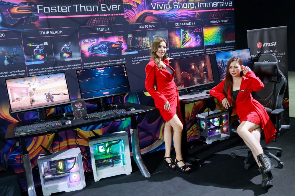 MSI เปิดตัว MSI QD-OLED จอพาเนลใหม่ 12 MSI เปิดตัว MSI QD-OLED จอพาเนลใหม่