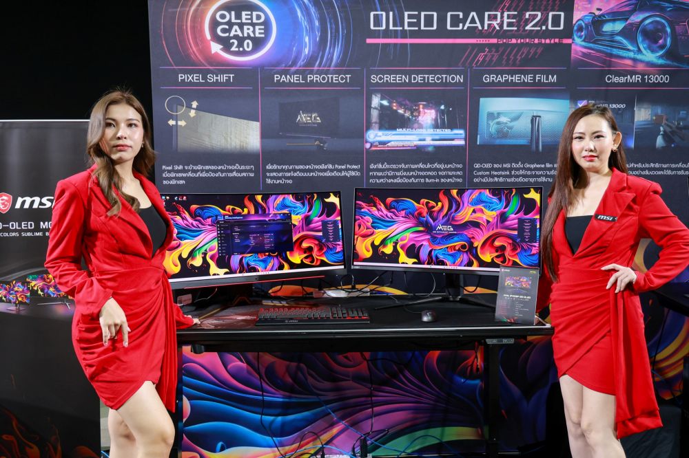 MSI เปิดตัว MSI QD-OLED จอพาเนลใหม่ 4 MSI เปิดตัว MSI QD-OLED จอพาเนลใหม่