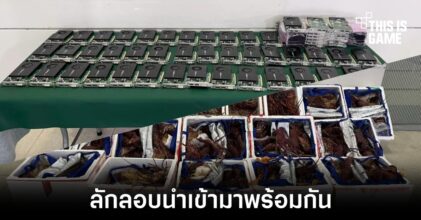 พบผู้พยายามลักลอบนำการ์ดจอเข้าประเทศพร้อมกับกุ้งล็อบสเตอร์