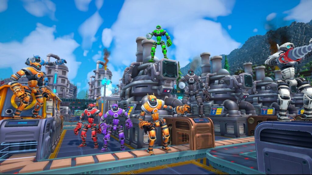 Foundry เกม Co-op จำลองการสร้างโรงงานหุ่นยนต์แบบ Sandbox 3 Foundry